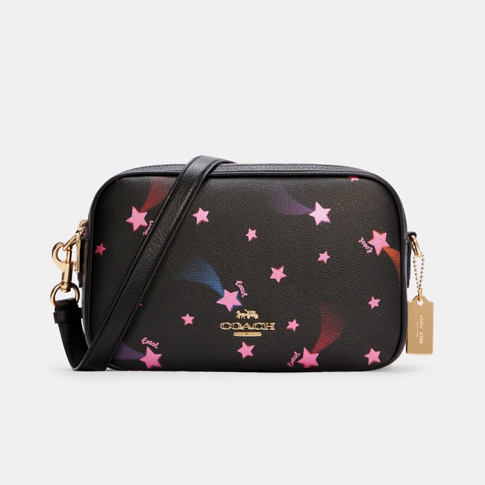 Coach Jes Crossbody With Disco Star Print